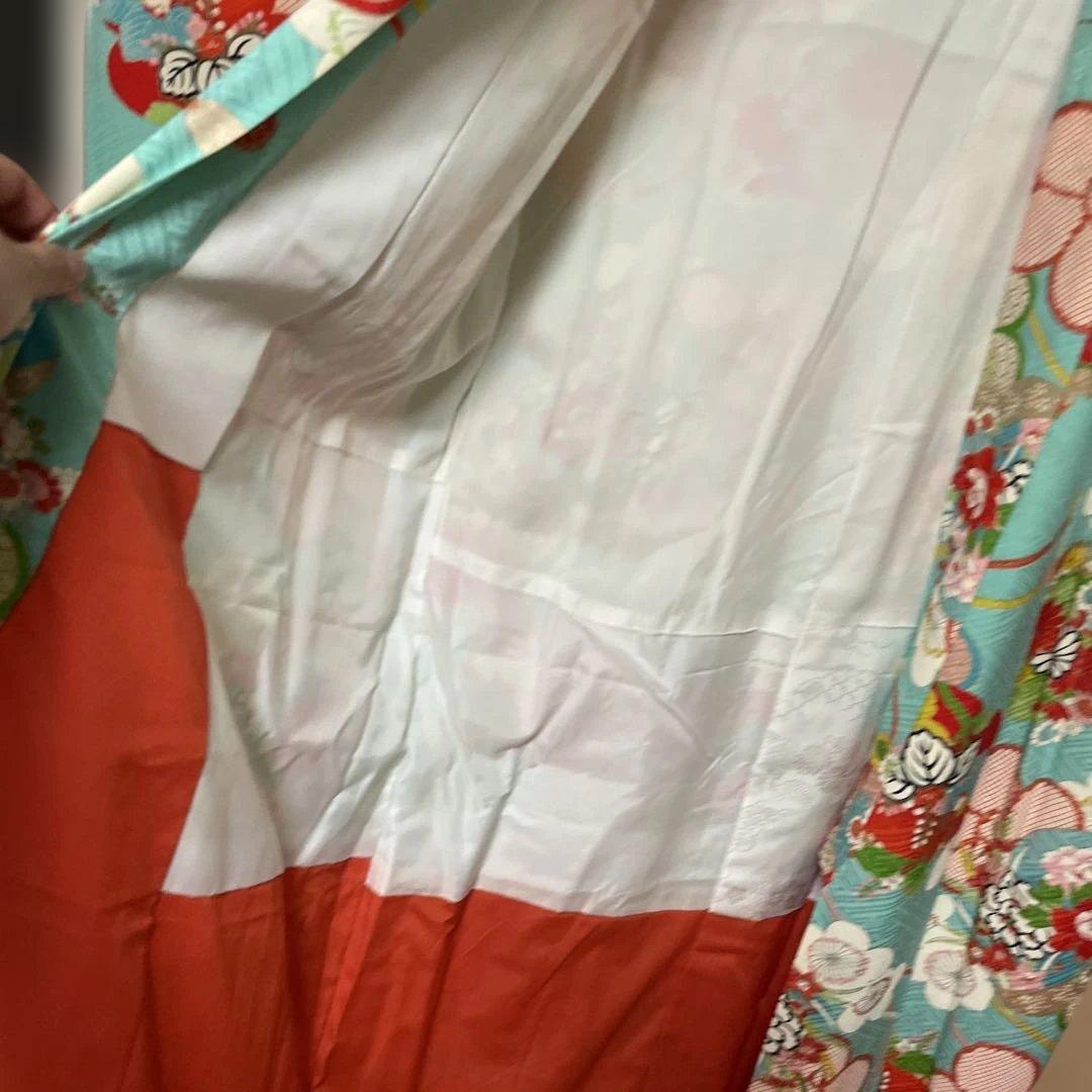 アンティーク　女の子　子供着物　大正ロマン　七五三　十三詣り着物