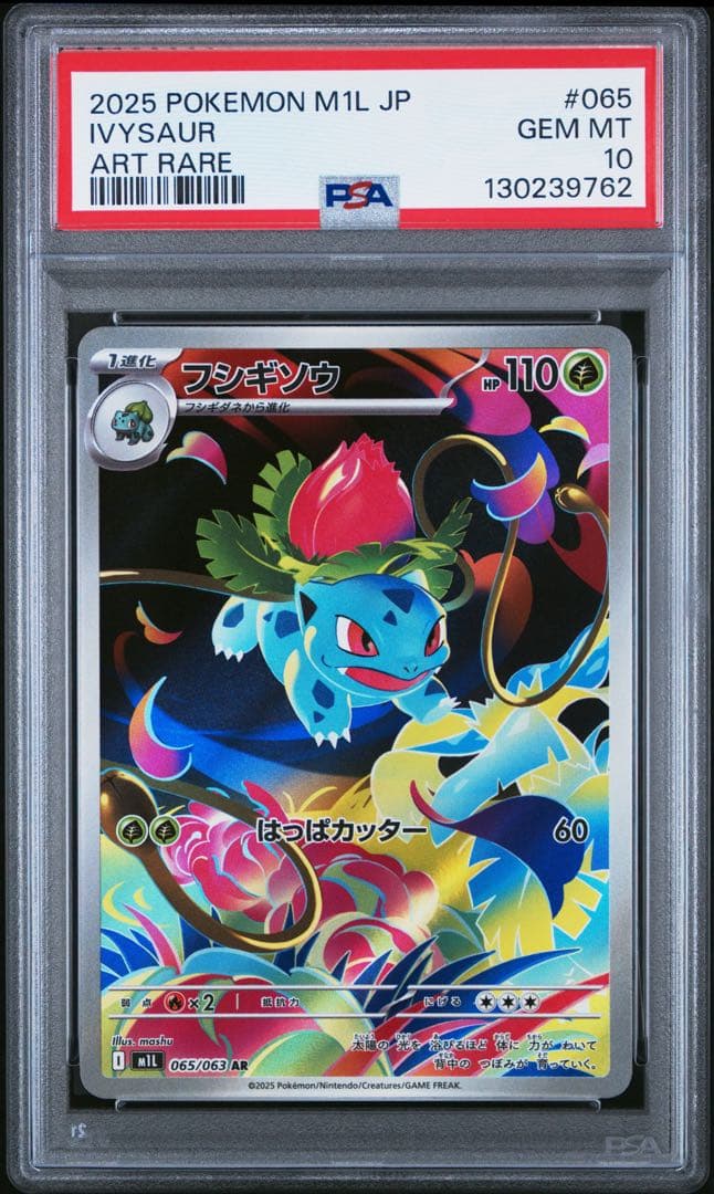 PSA10連番　フシギダネ　フシギソウ　フシギバナ　AR SAR