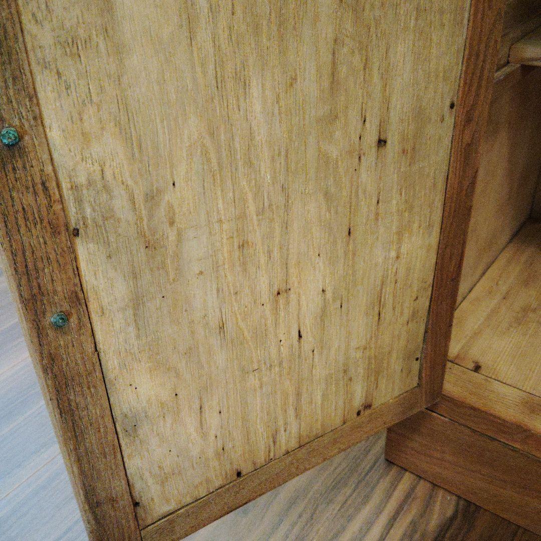 天然木キッチン収納キャビネット