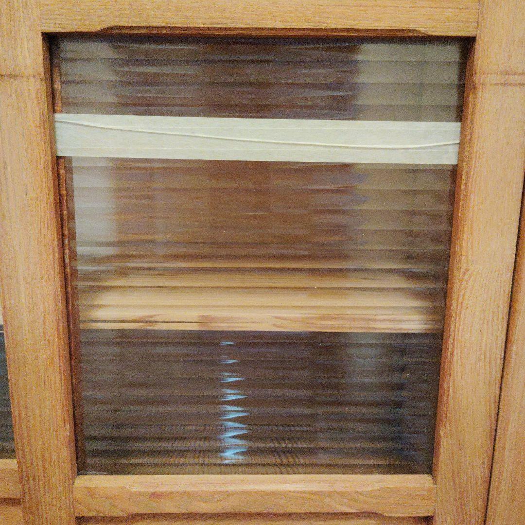 天然木キッチン収納キャビネット