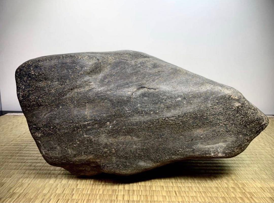 4258 瀬田川梨地石 ウブ 横36×高36(cm) 約25kg