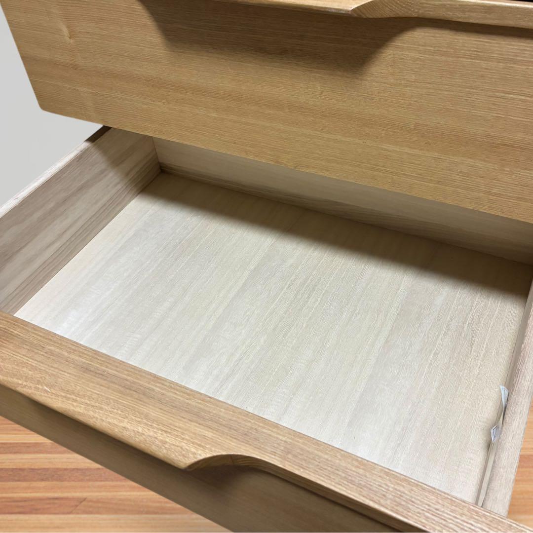 極美品】上質ナチュラル 筑波産商 AL-63 チェスト 3段収納