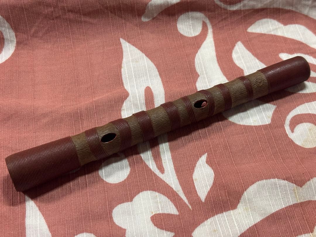 篳篥　樹脂菅　木製専用ケース　盧舌２本　図紙付き