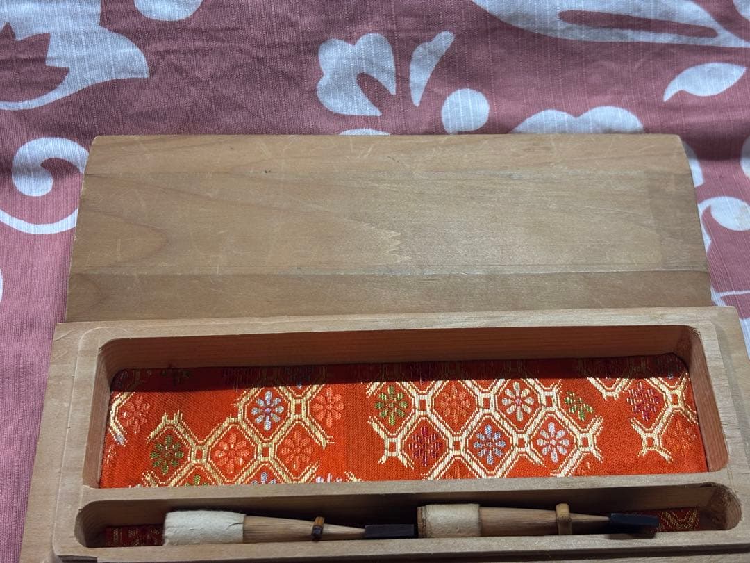 篳篥　樹脂菅　木製専用ケース　盧舌２本　図紙付き