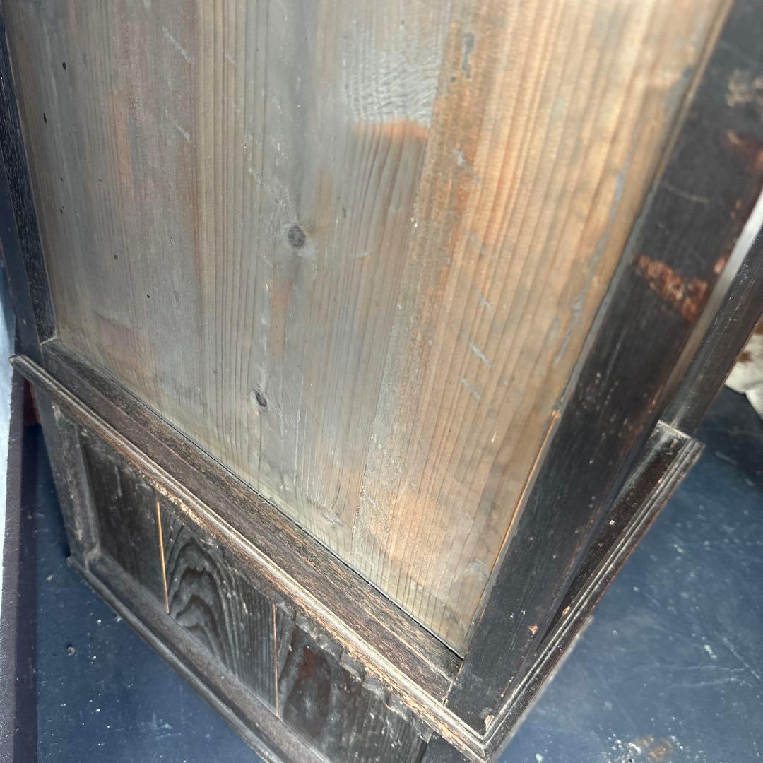 ◾️引き取り限定◾️ヴィンテージ　木製ガラスケース 引き出し付き