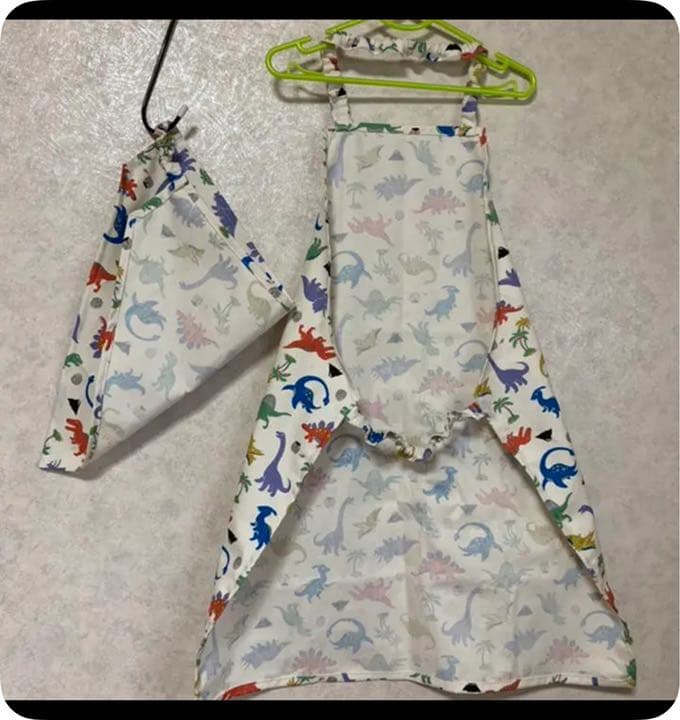 エプロン、三角巾、巾着袋、ランチョンマットセット☆