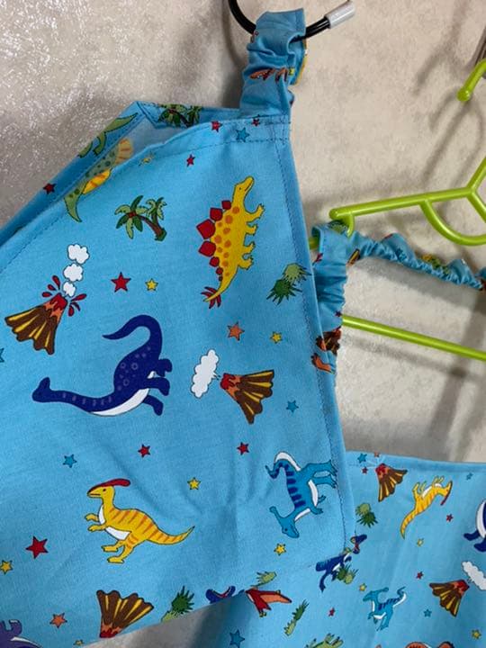 エプロン、三角巾、巾着袋、ランチョンマットセット☆