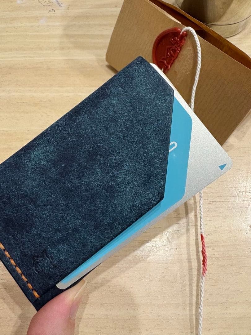 STR handmade 革財布　札入れ