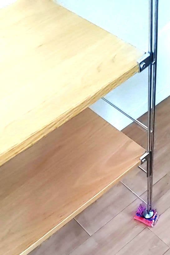 【都内直接取引】無印良品 ステンレスユニットシェルフ オーク材 ワイド大　セット