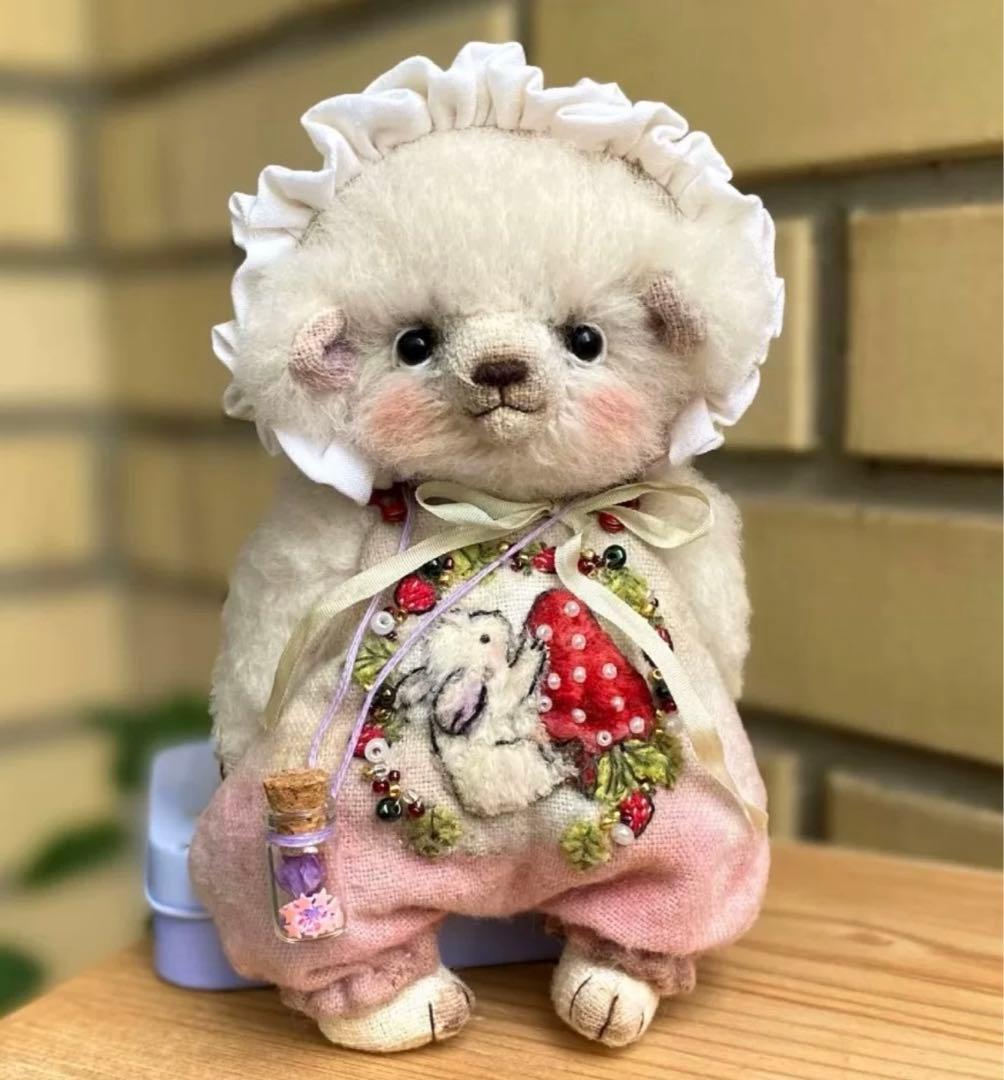 おててを隠す仔熊たち テディベア アーティストベア 海外作家様 ハンドメイド
