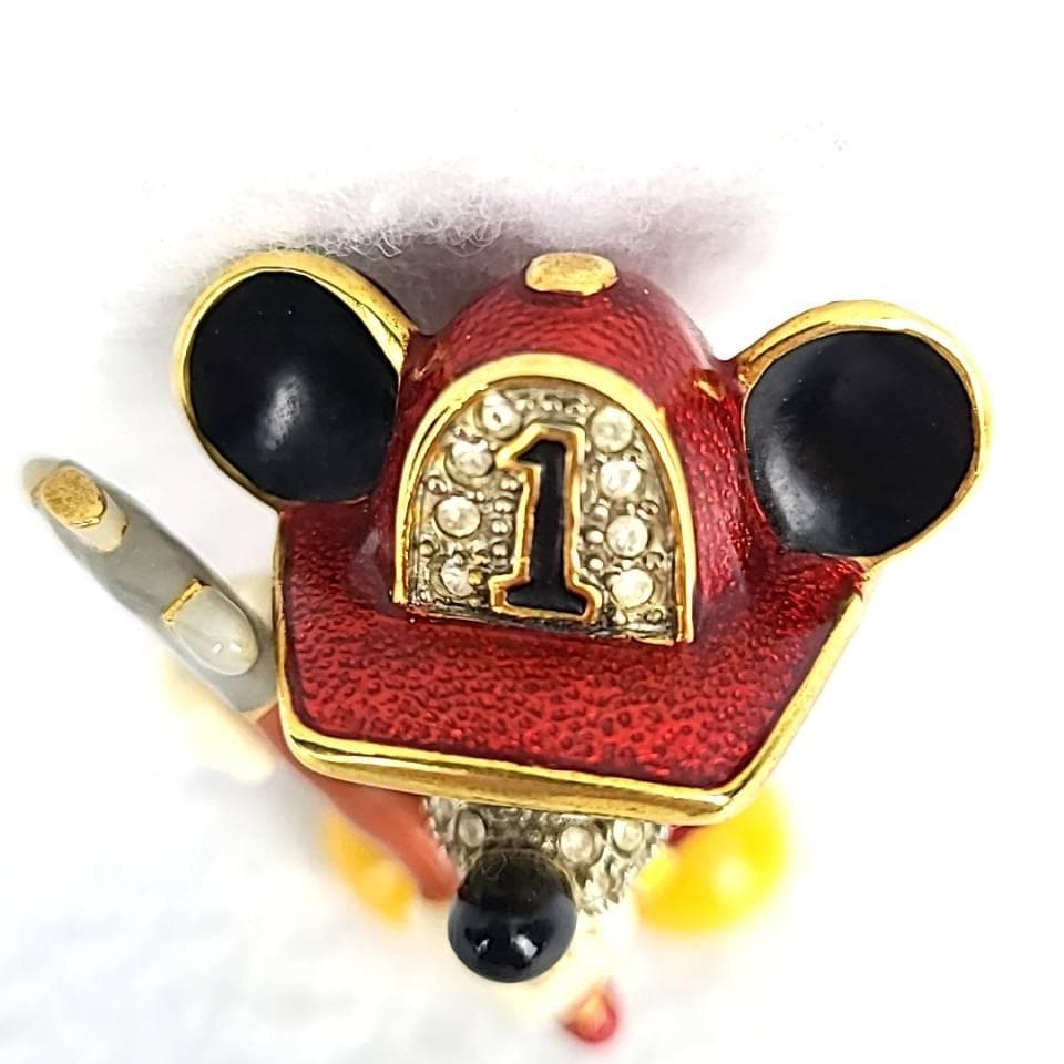 ◆美品◆ディズニー　アリバスブラザーズ　ミッキー　スワロフスキー　置物