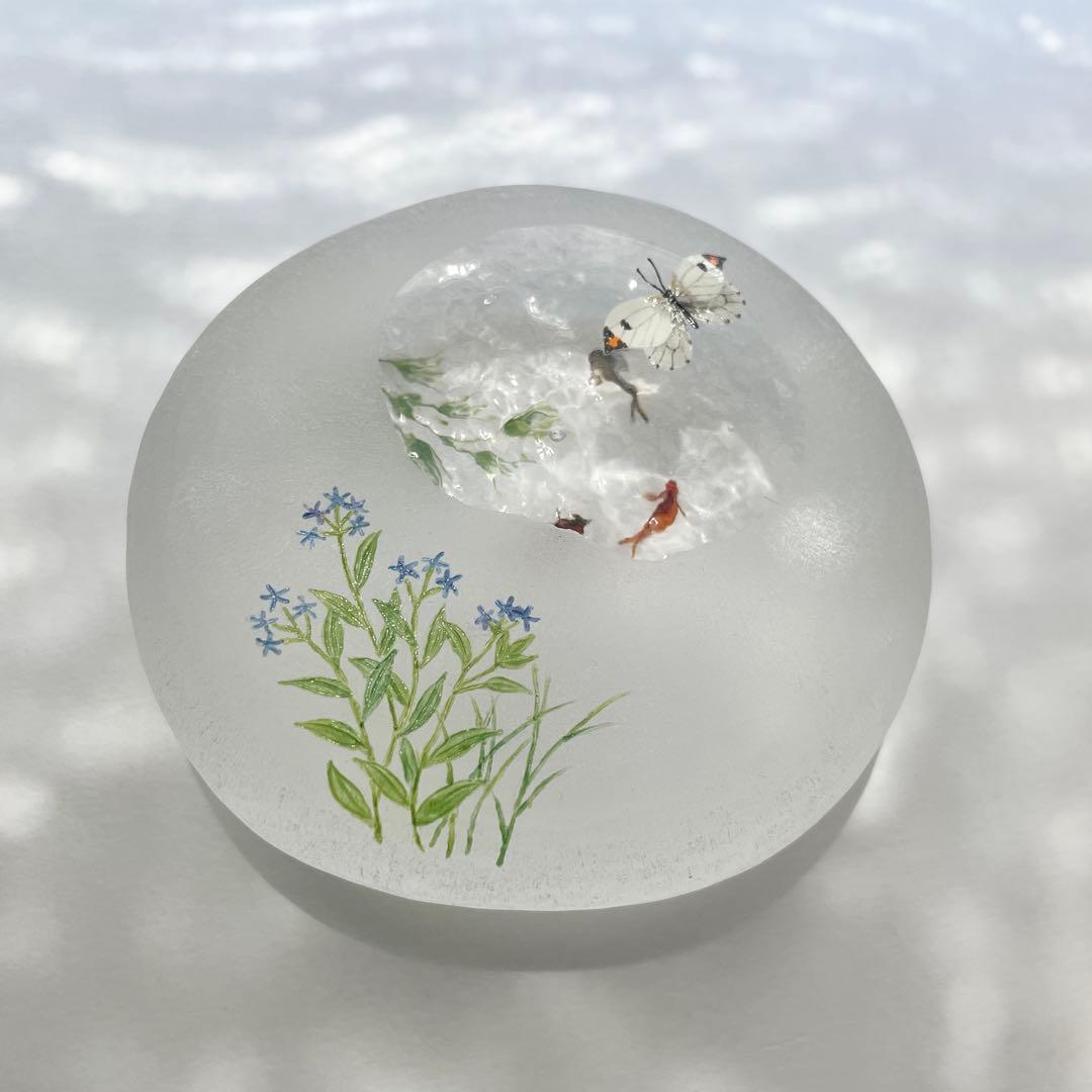 久保裕子　ガラス工芸　石文鎮　水皿　辻和美　西山雪　金津沙耶香　池谷三奈美