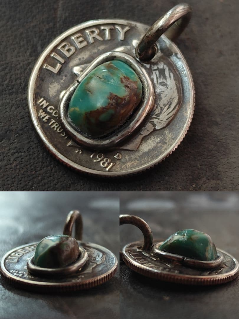 \"The 1940s\"model ターコイズペンダント　d