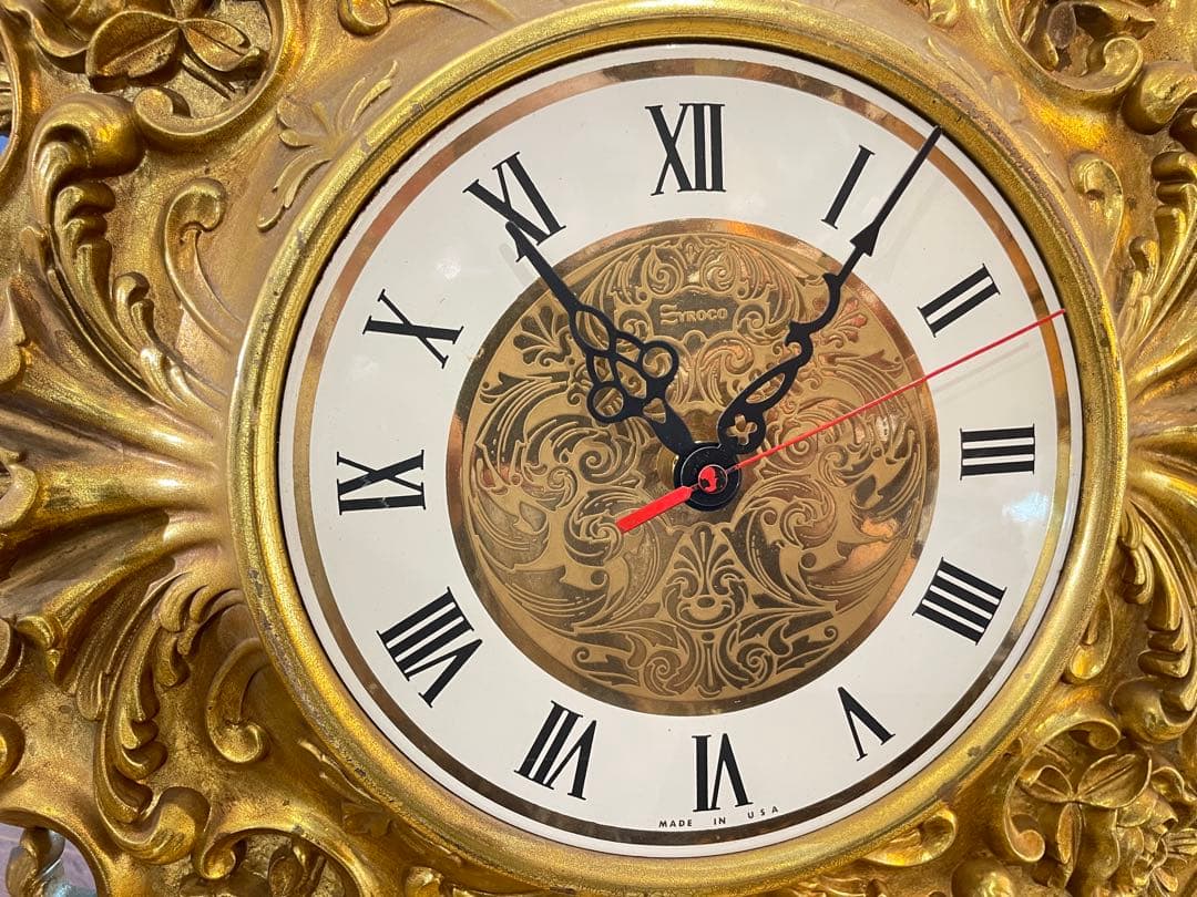 B7072【シロコ】 アンティーク ウォールクロック 掛け時計