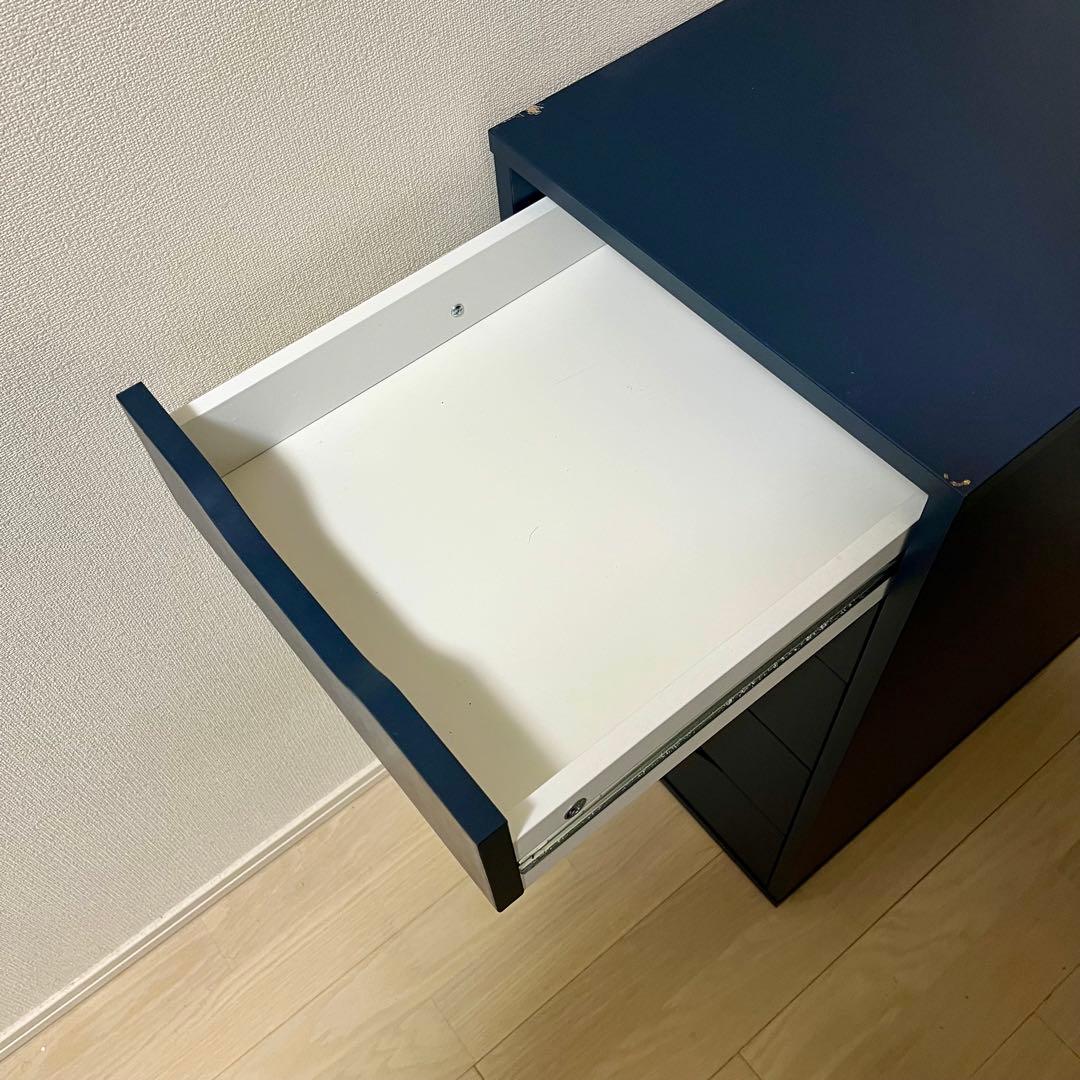 IKEA ALEX アレクス 引き出し ブラックブルー