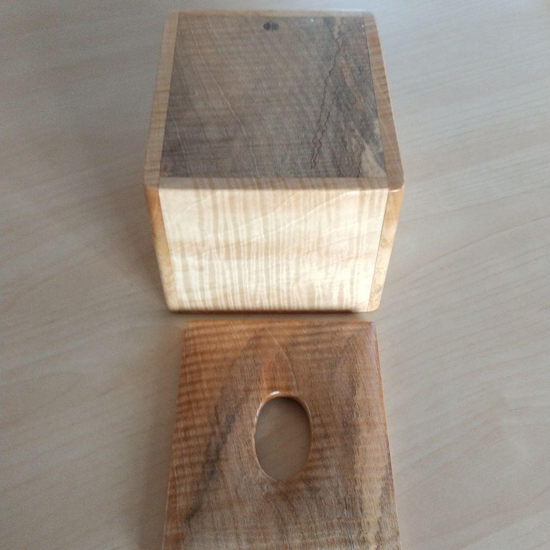 ティッシュボックス コンパクト トチ