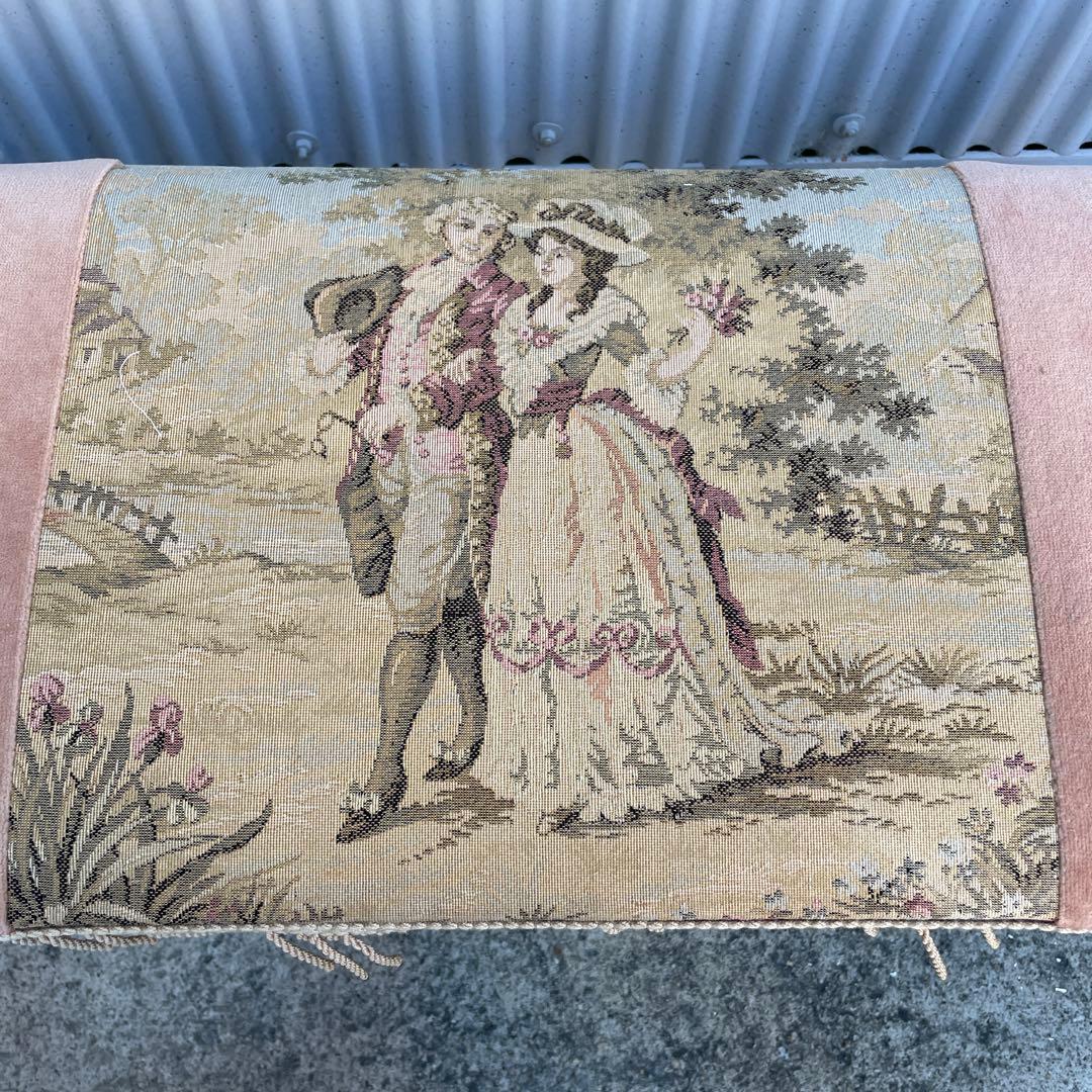 アンティーク　　猫足　　　フットスツール