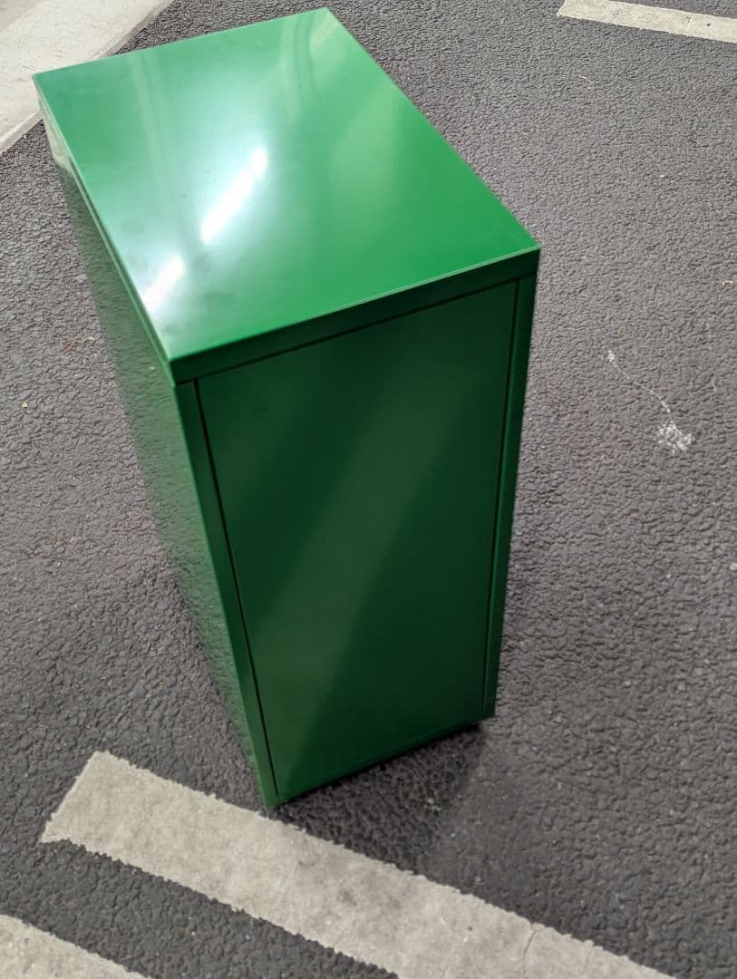 イケア ヘルメル グリーン キャスター付き 廃盤 IKEA