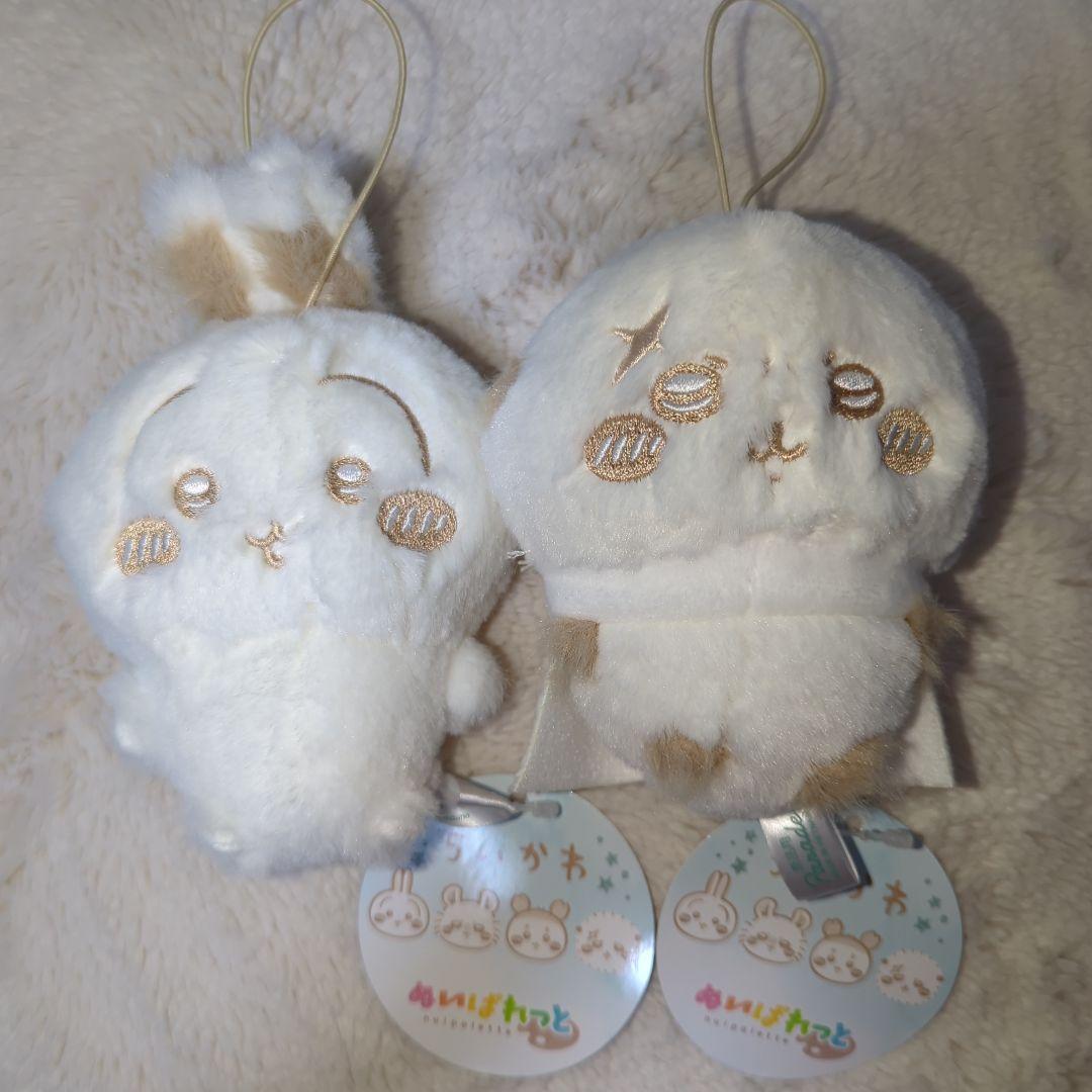 ちいかわ ぬいぱれっと ミルクいろ マスコット② うさぎ、ラッコ