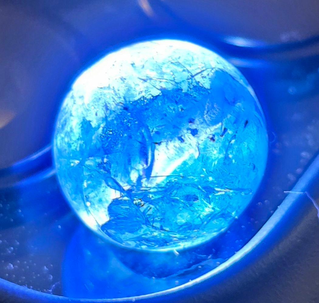 【至宝・タンザニアの夜】天然タンザナイト 13mm（極上バイオレット/多色性）