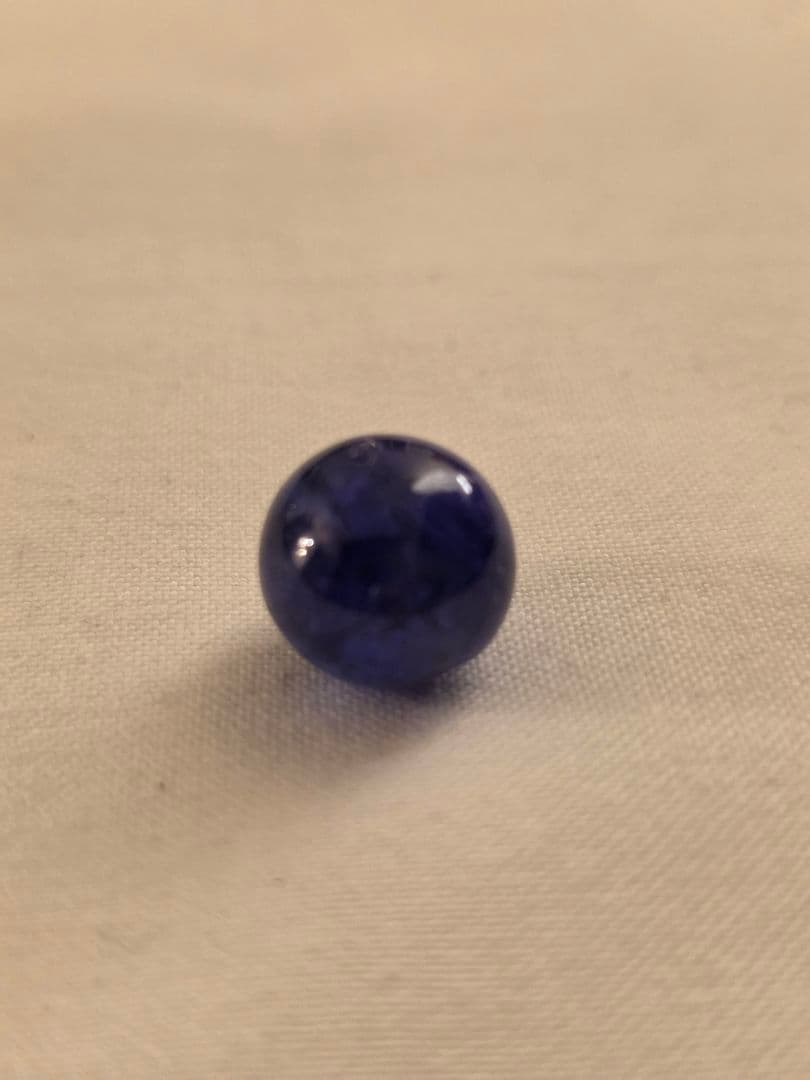 【至宝・タンザニアの夜】天然タンザナイト 13mm（極上バイオレット/多色性）