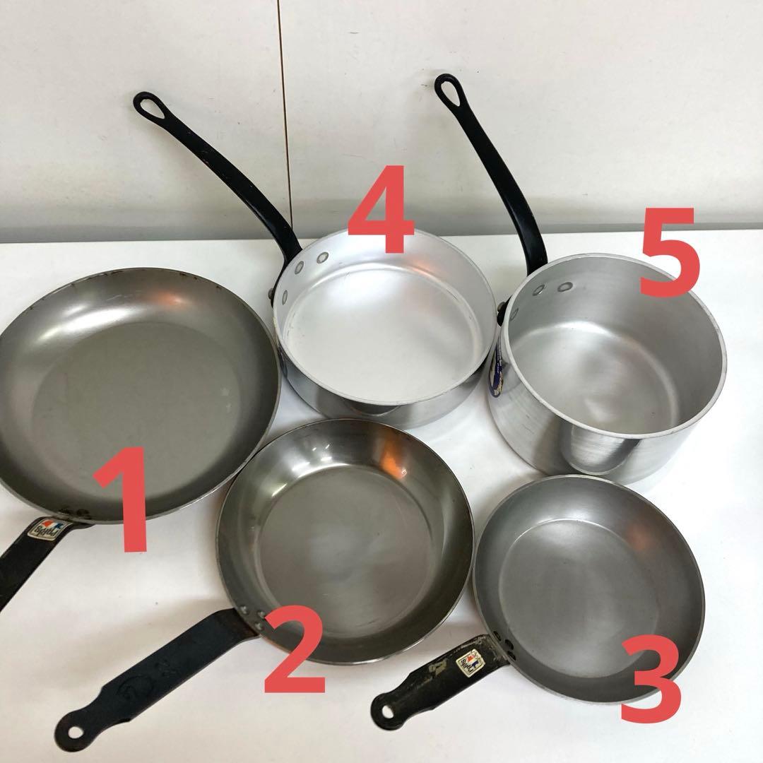 B282-19 mauviel ムヴィエール ？　片手鍋セット　フライパン