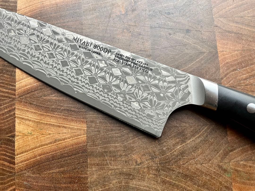MIYABI ミヤビ 雅　800DP 牛刀 200mm 日本製 ダマスカス　包丁