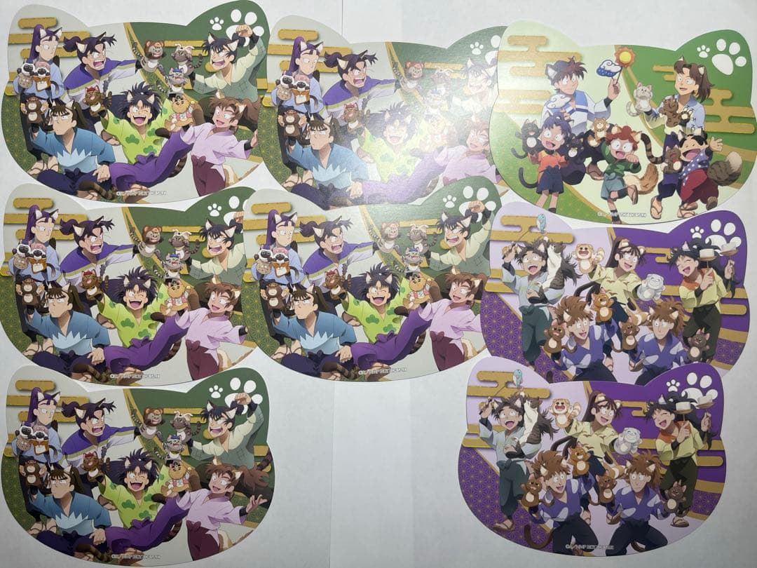 忍たま乱太郎 ナンジャタウン ねこ型 カード 特典 週替わり 全73枚