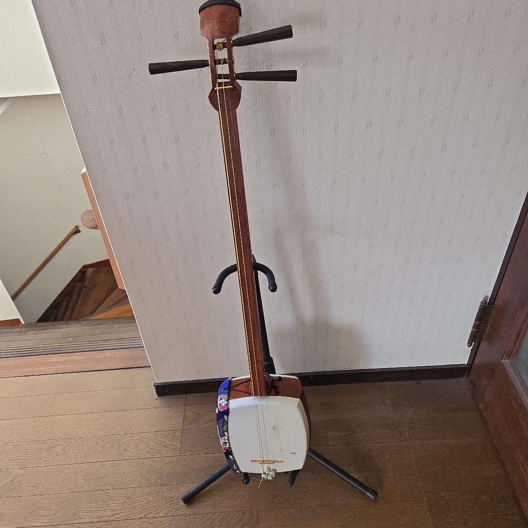 三味線 本体 木製 　中棹