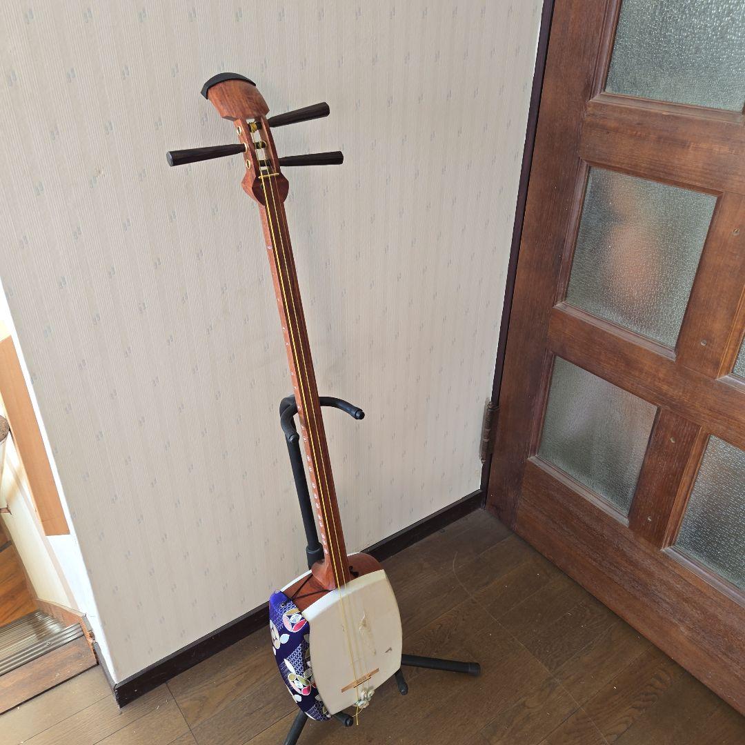 三味線 本体 木製 　中棹