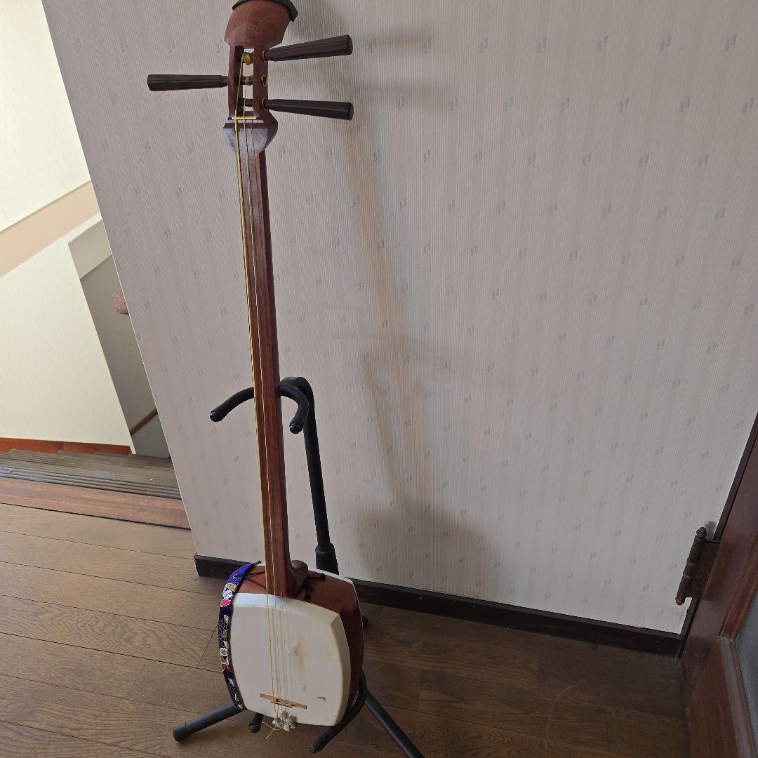 三味線 本体 木製 　中棹