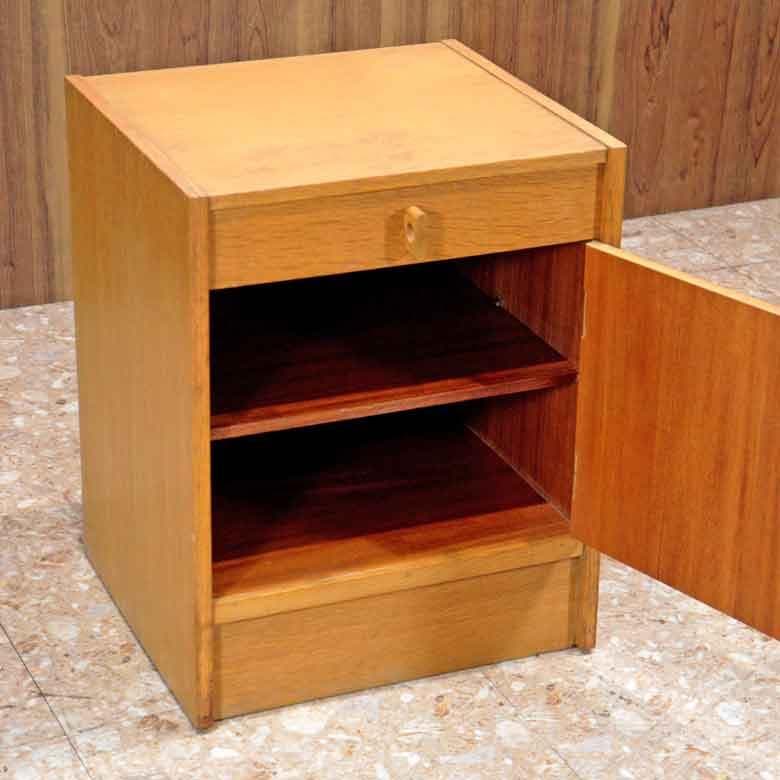 ナイトテーブル イギリス 完成品 チーク/オーク ヴィンテージ