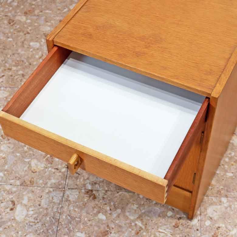 ナイトテーブル イギリス 完成品 チーク/オーク ヴィンテージ