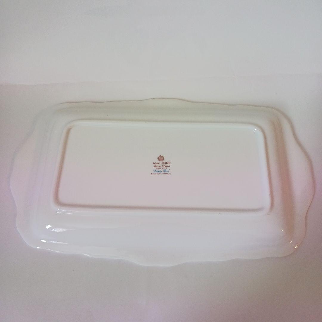 稀少　ロイヤルアルバート　リバティーローズ サンドイッチトレー　プレート