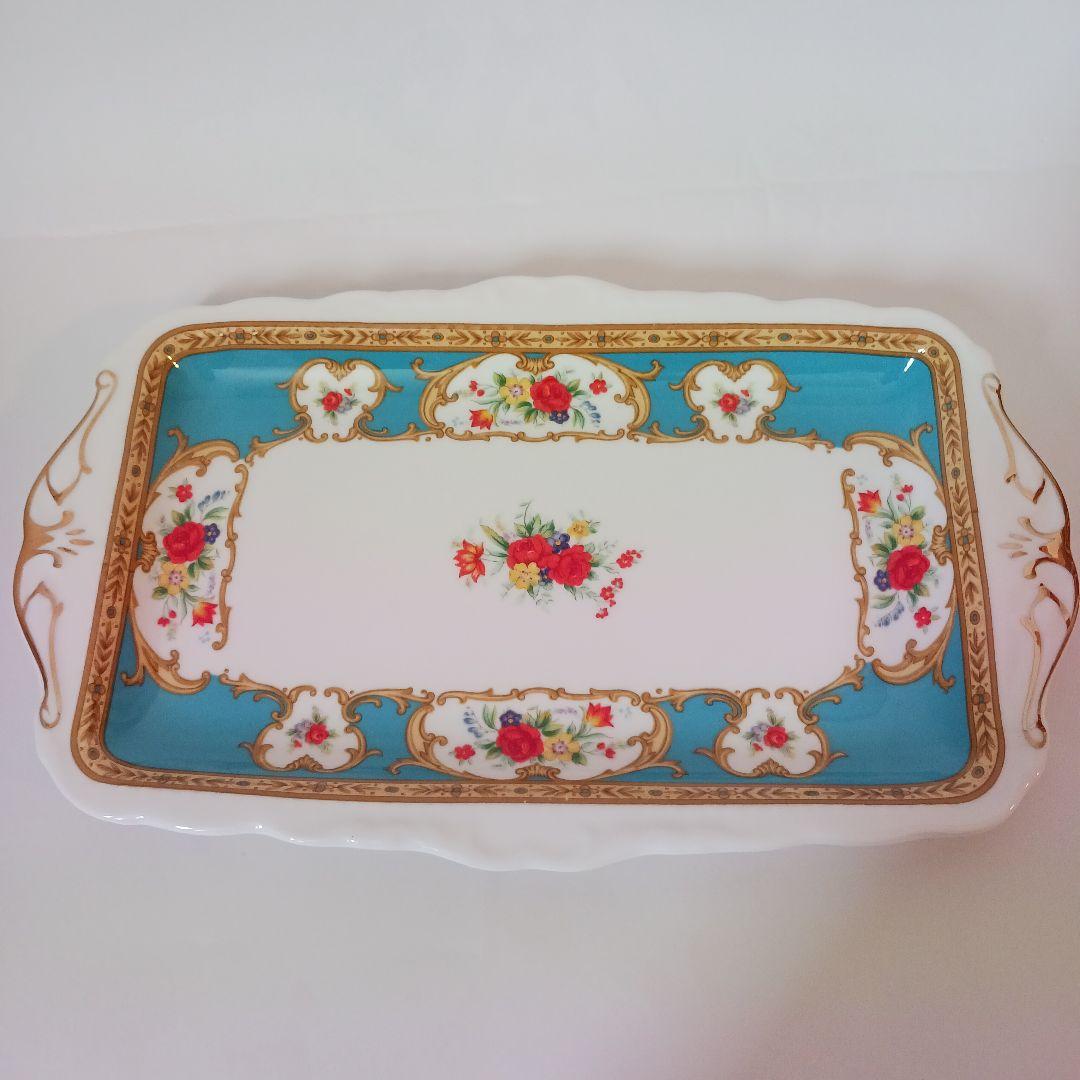 稀少　ロイヤルアルバート　リバティーローズ サンドイッチトレー　プレート