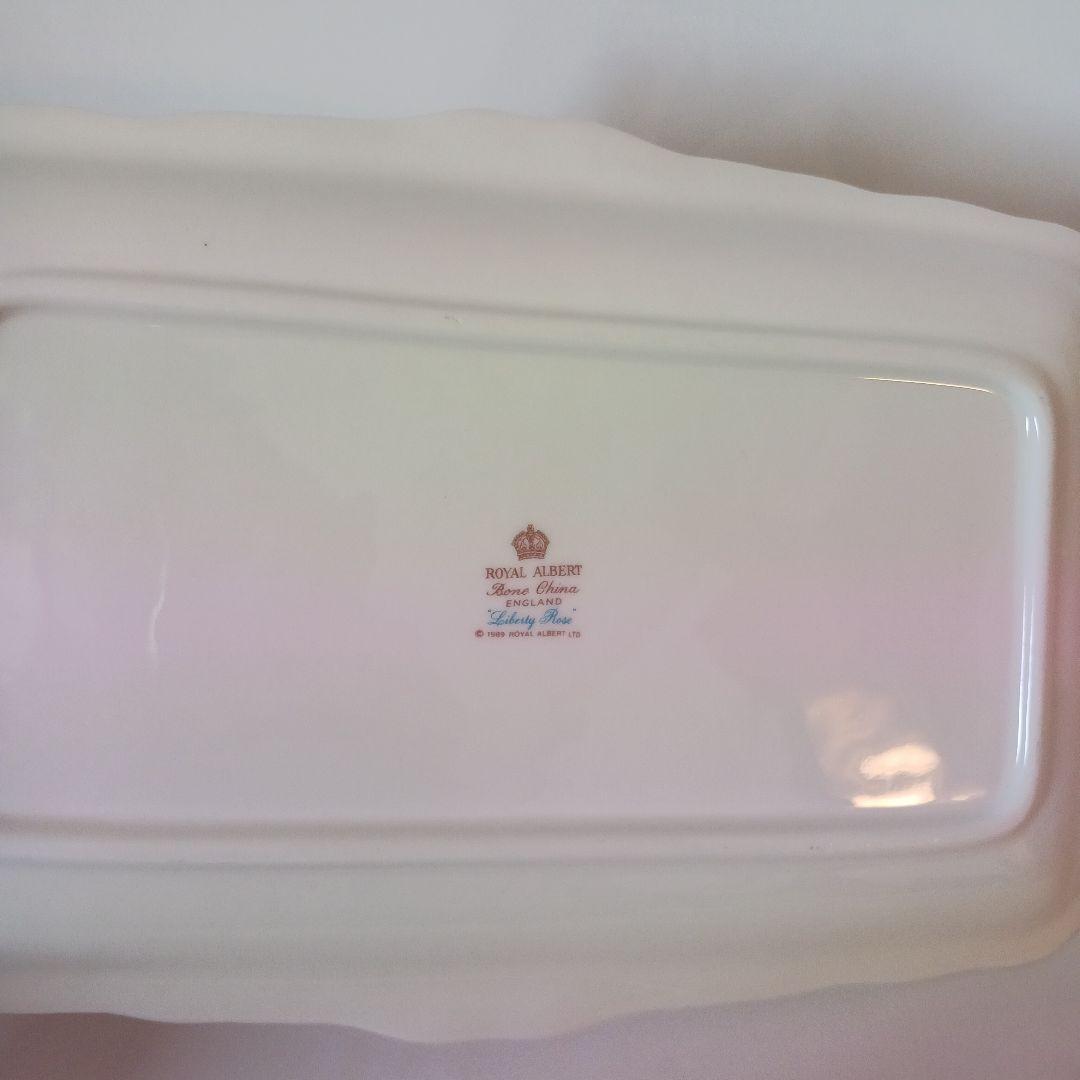 稀少　ロイヤルアルバート　リバティーローズ サンドイッチトレー　プレート