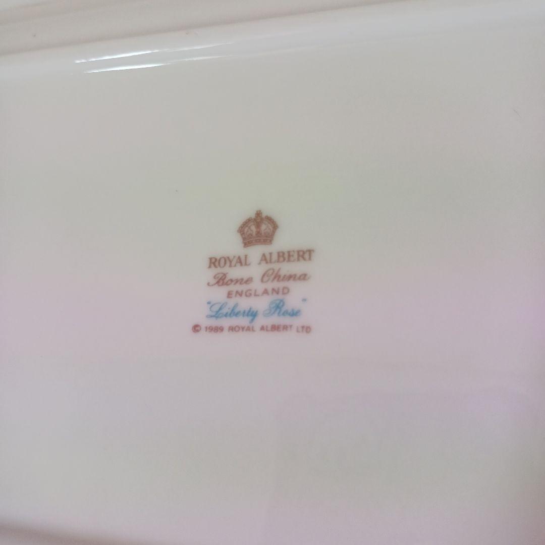 稀少　ロイヤルアルバート　リバティーローズ サンドイッチトレー　プレート
