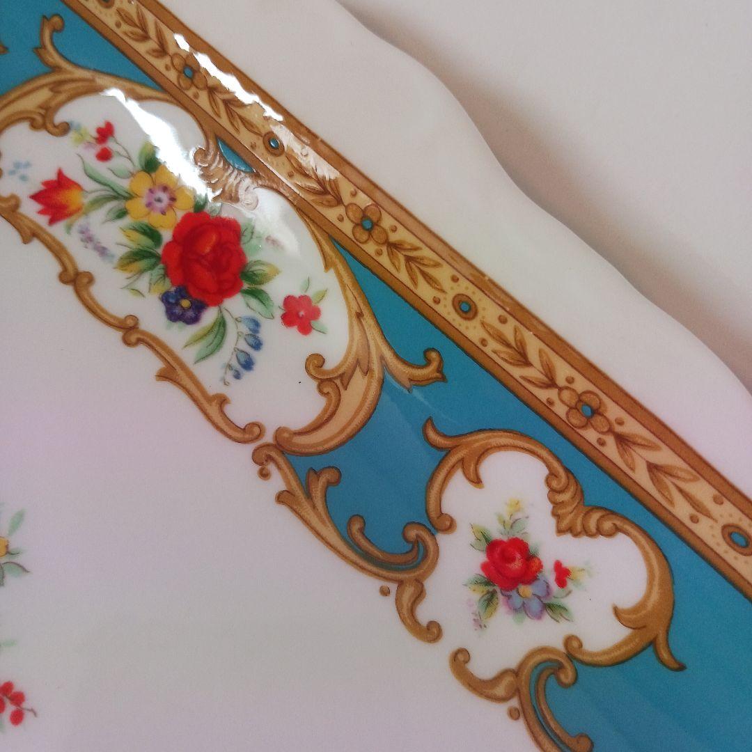 稀少　ロイヤルアルバート　リバティーローズ サンドイッチトレー　プレート