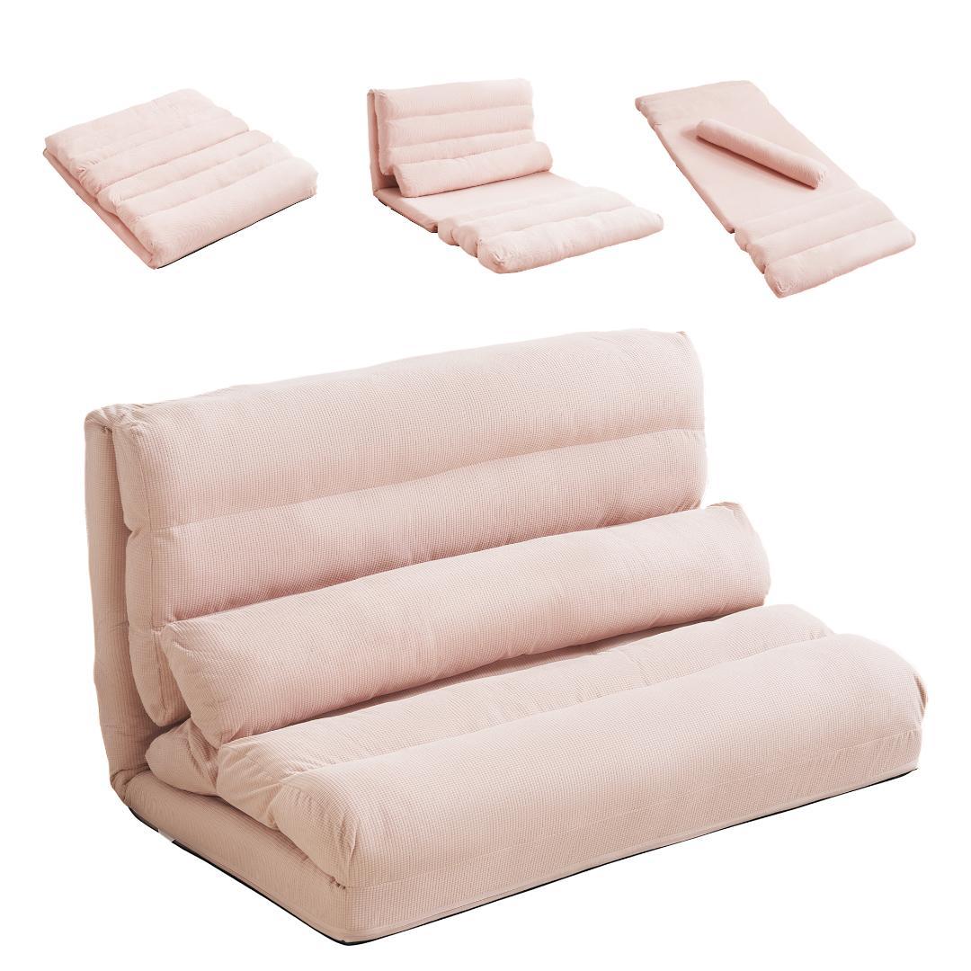 【新品】3WAY折りたたみソファベッド 組立不要 コンパクト省スペース