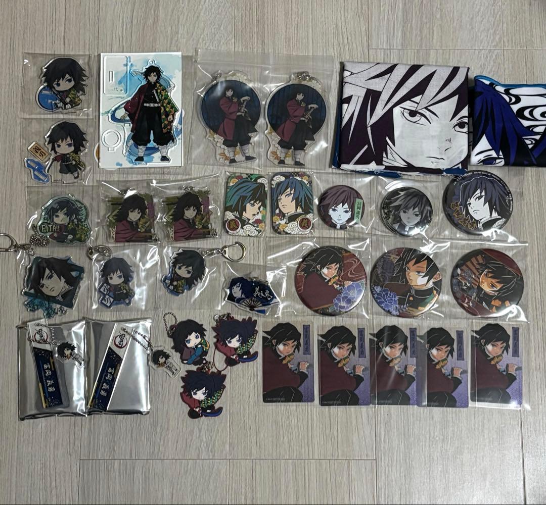 鬼滅の刃 冨岡義勇 原作 まとめ売り セット 鬼滅の刃 切り絵シリーズ MDFキーホルダー 冨岡義勇 (キャラクター