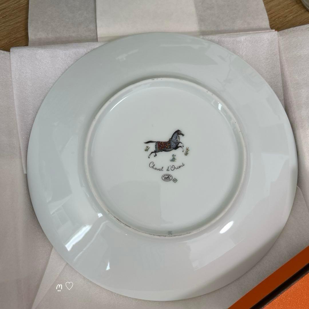 エルメス　シュヴァルドリアン　プレート　食器　お皿　インテリア　ホースモチーフ