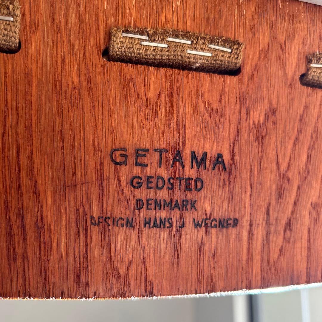 【正規刻印】GETAMA Wegner 北欧ヴィンテージ アームチェアデンマーク