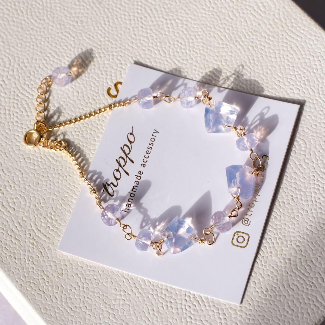 14kgfスコロライトブレスレット