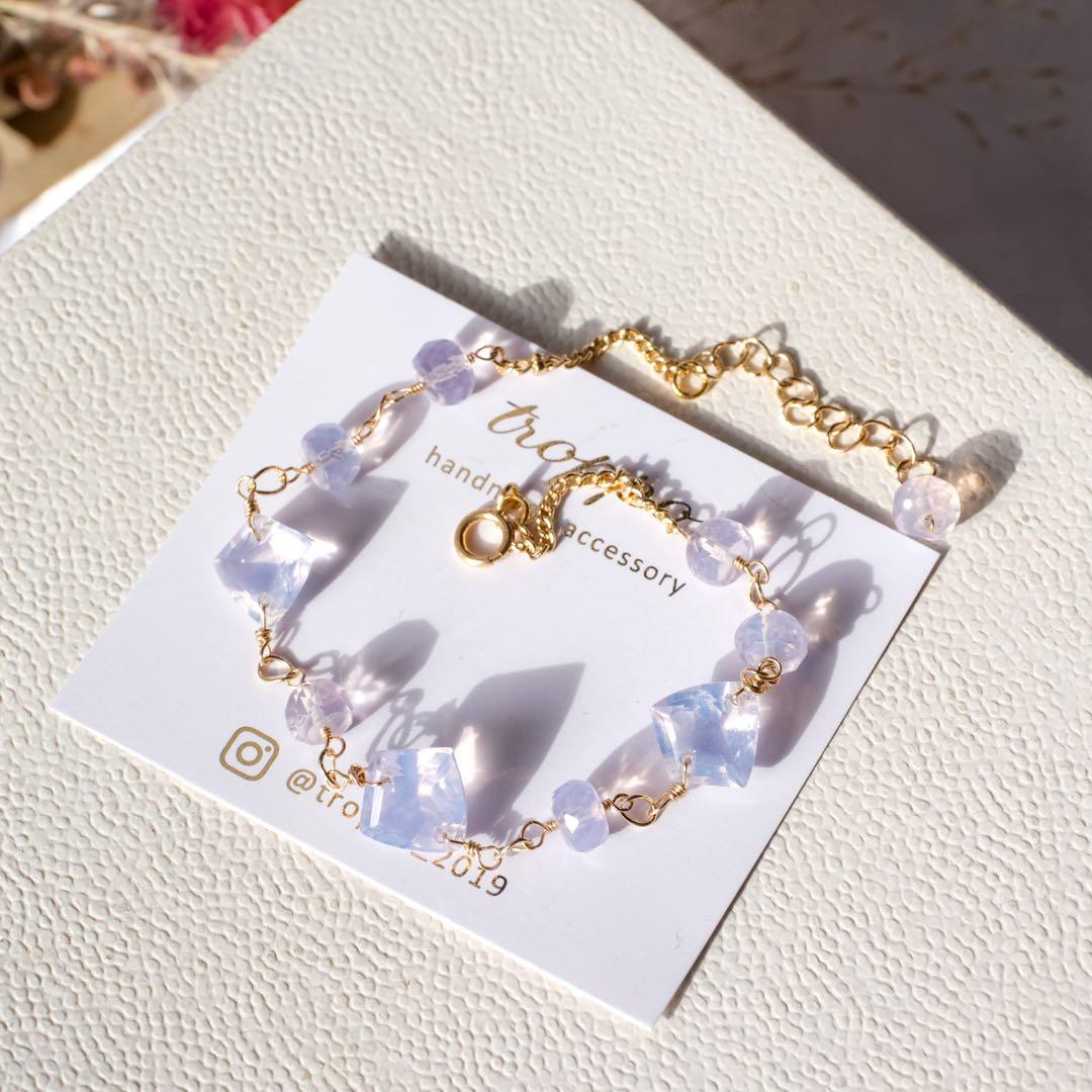 14kgfスコロライトブレスレット