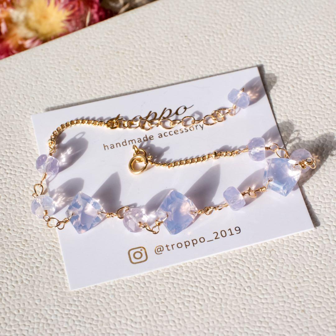 14kgfスコロライトブレスレット