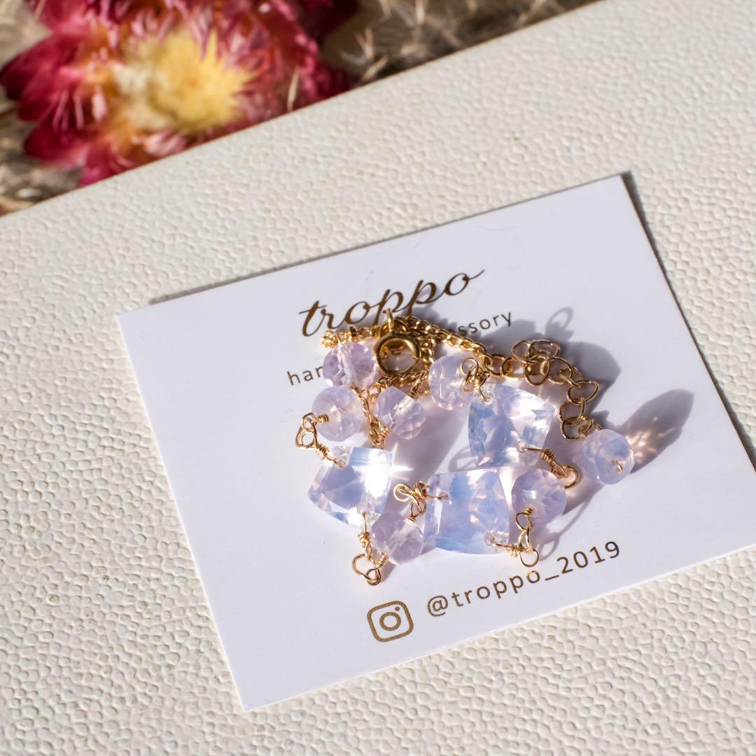 14kgfスコロライトブレスレット