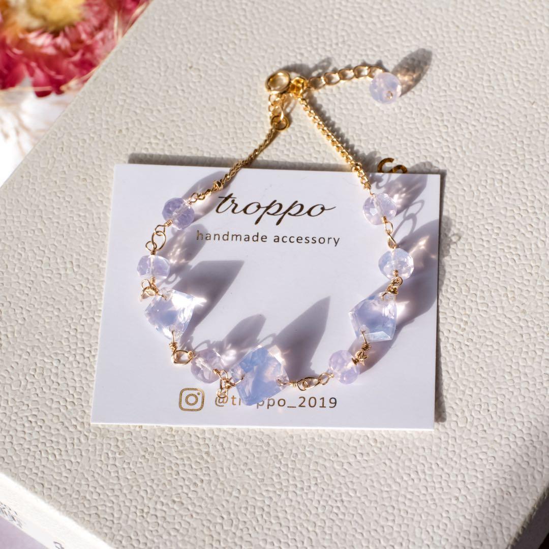 14kgfスコロライトブレスレット