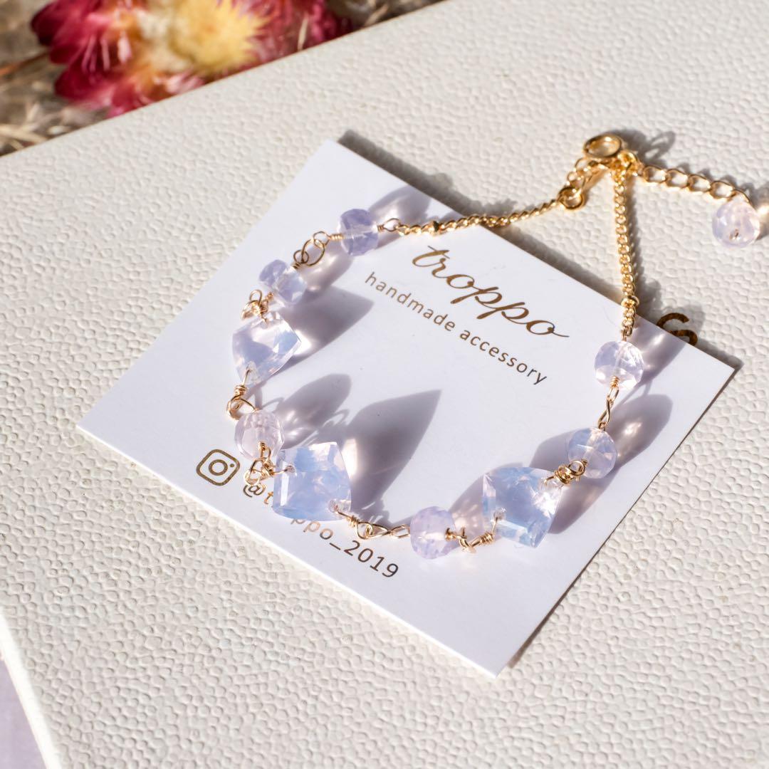 14kgfスコロライトブレスレット