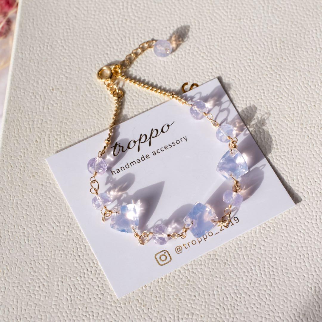 14kgfスコロライトブレスレット