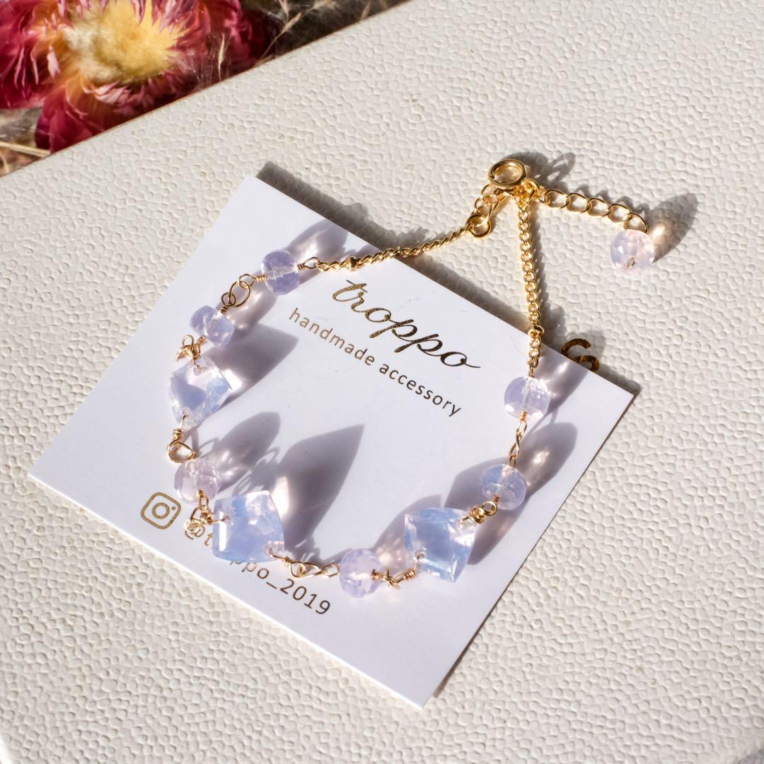 14kgfスコロライトブレスレット